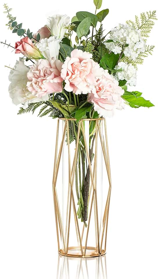 gold tall vases for centerpieces