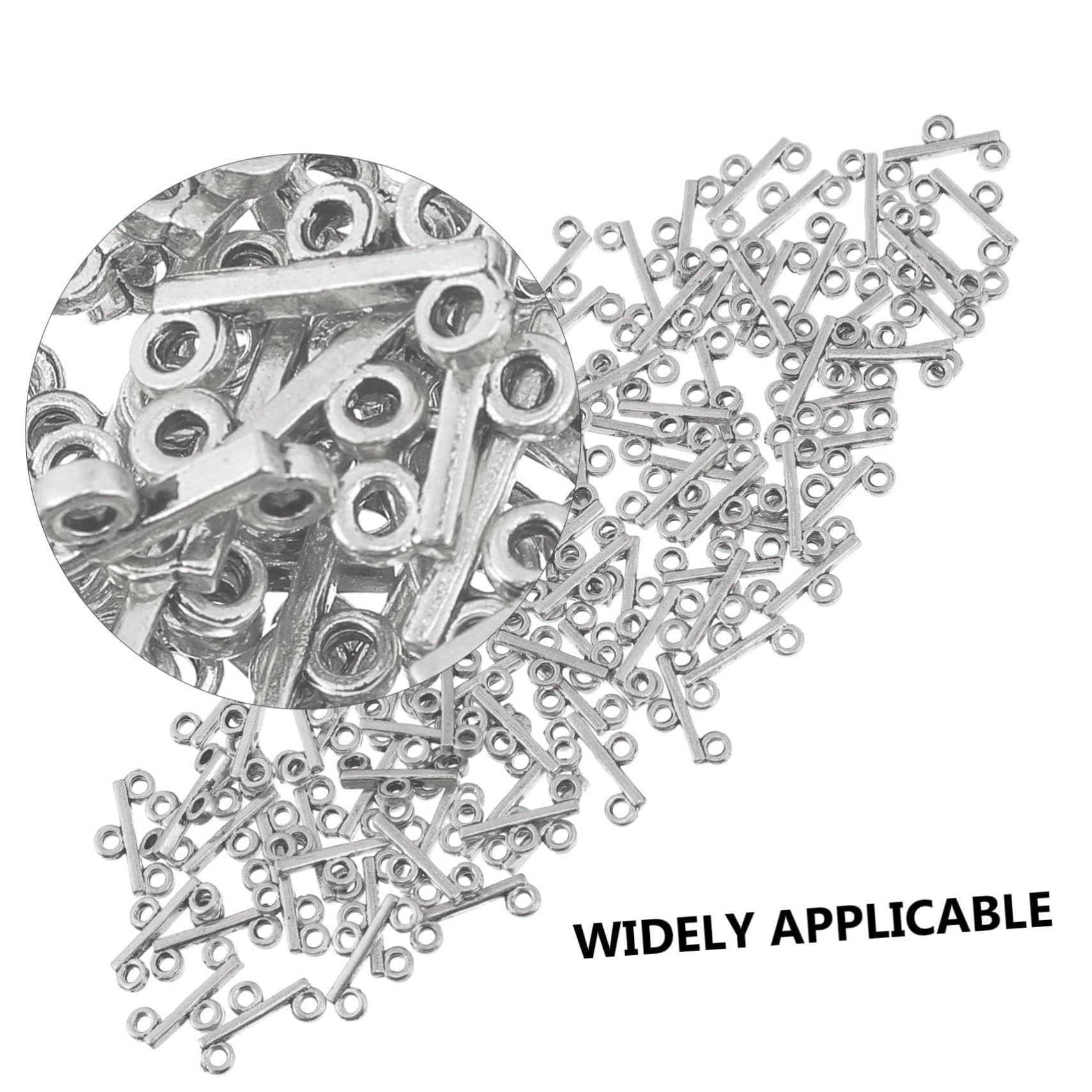 SEWACC 300piezas Conectores Para Joyas Ganchos Para Collares y Pulseras Color Antiguo Accesorios De Manualidades Para Creación De Joyería