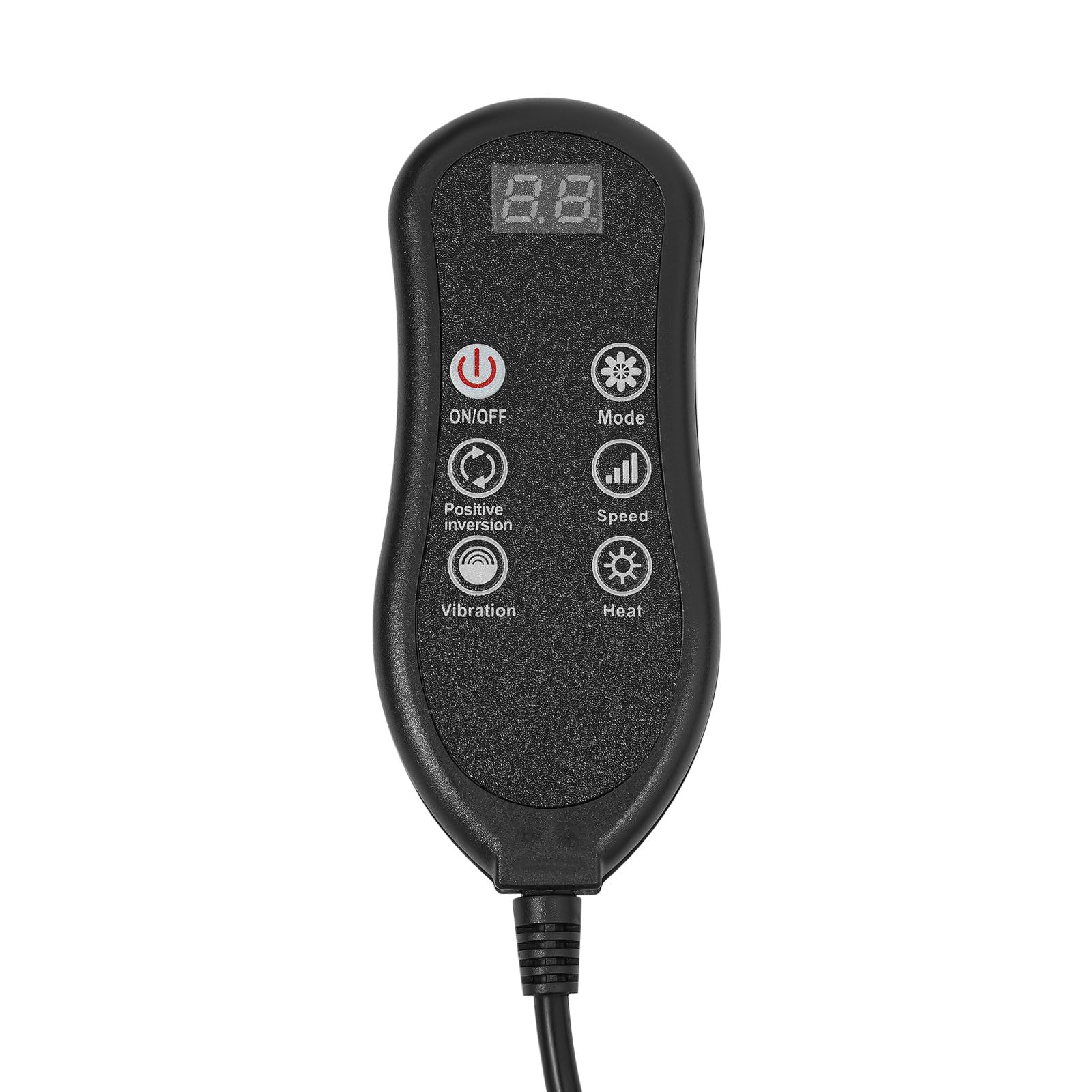 3D Massage Sitzauflage 5-in-1 Wärme Vibration Nacken Rücken Shiatsu Pad