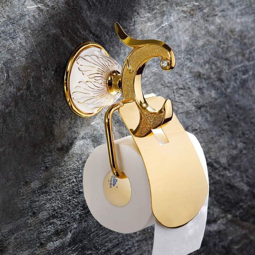 Holder-Aggiornamento Metallo Carta igienica Supporto di Carta igienica for Il Bagno, in Acciaio Inox Supporto del Tessuto del Libro, fissato al Muro