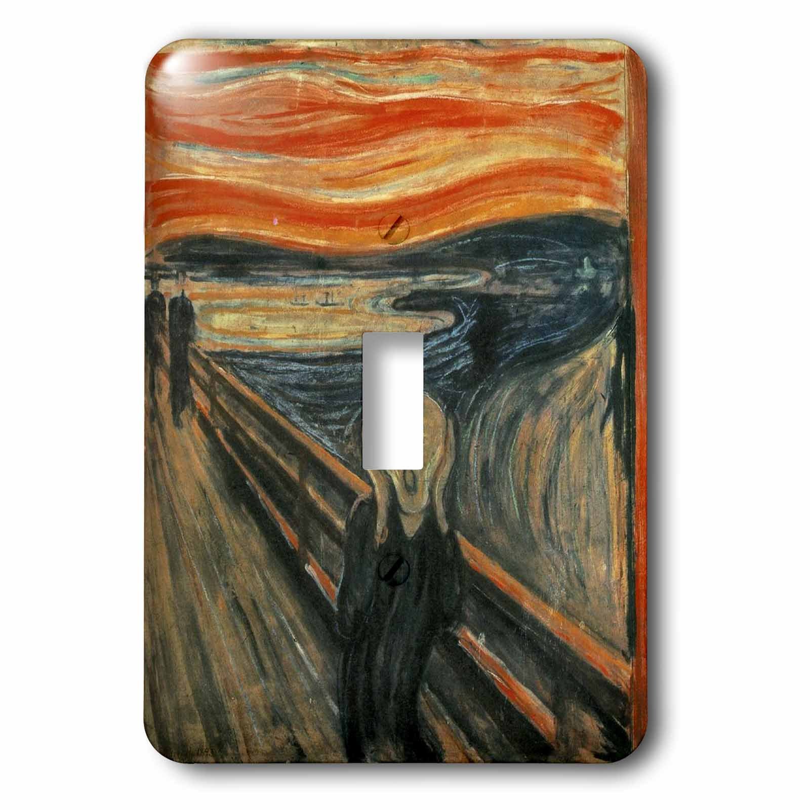 Interrupteur Edvard Munch Le Cri 3dRose lsp_60716_1 pour décoration murale de maison