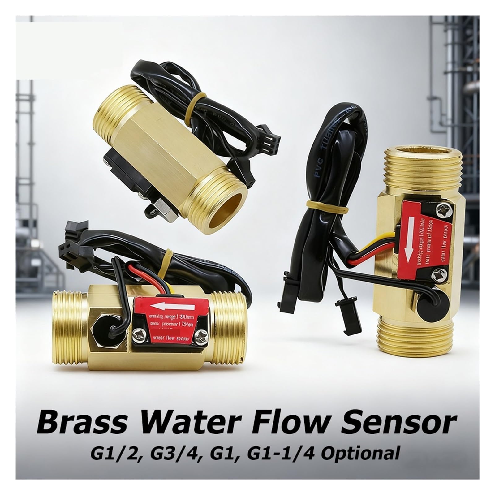 Medidor de flujo de turbina Hall, Sensor de Flujo de Agua, pulso electromagnético, 1 ud. | Monitoreo preciso del tráfico(B9)