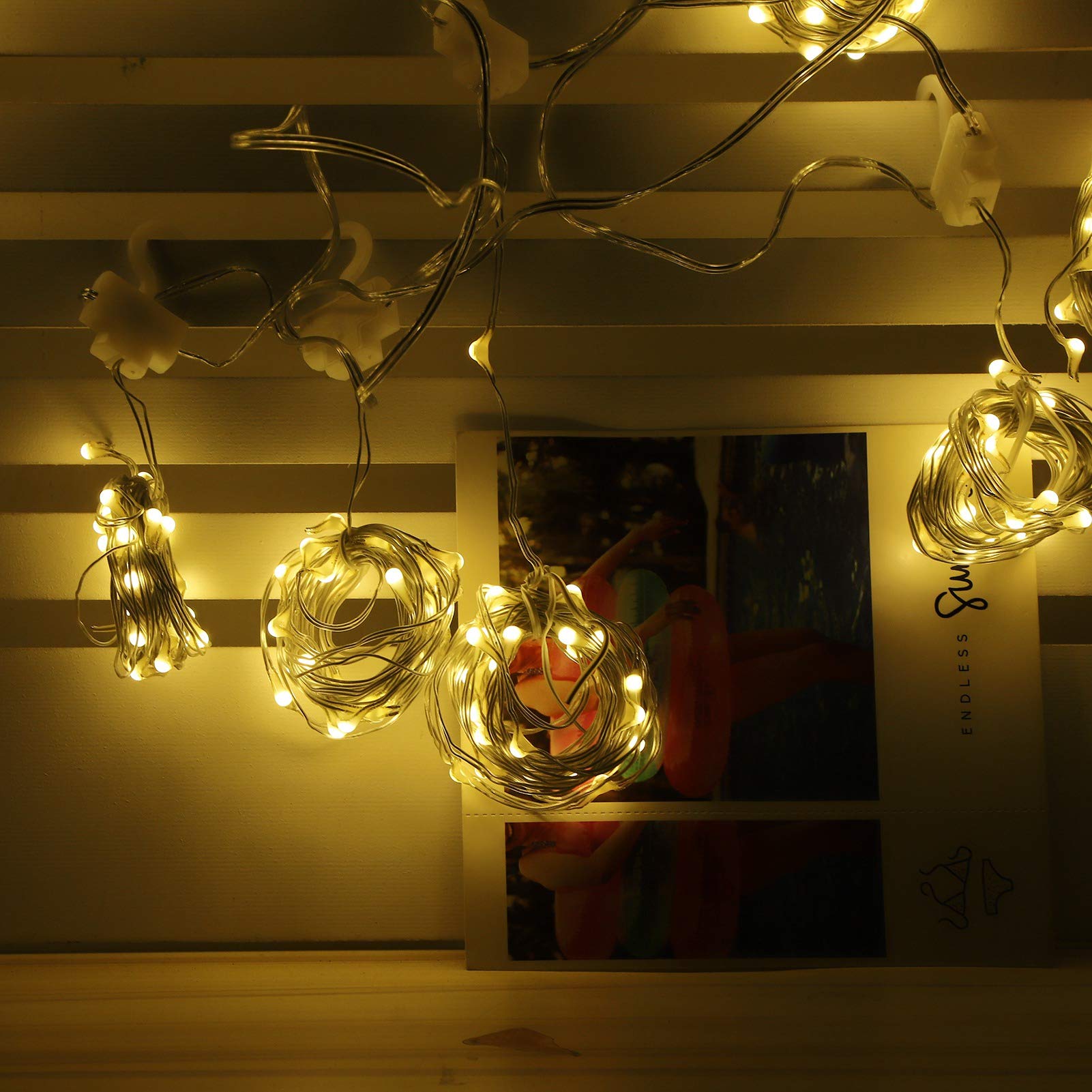 Fydun Guirlande Lumineuse Rideau 300LED 3x3m, avec USB et Télécommande, pour Intérieur/extérieur, Décorations de Mariage et de Fête