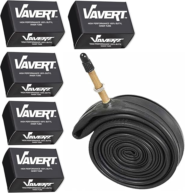Vavert 700 x 18-25c Road Bike Inner Tubes - Presta Valve (Set of 5)