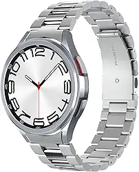Spigen Pulseira de ajuste moderno 316L projetada para Samsung Galaxy Watch 6 Classic de 47 mm (2023)
