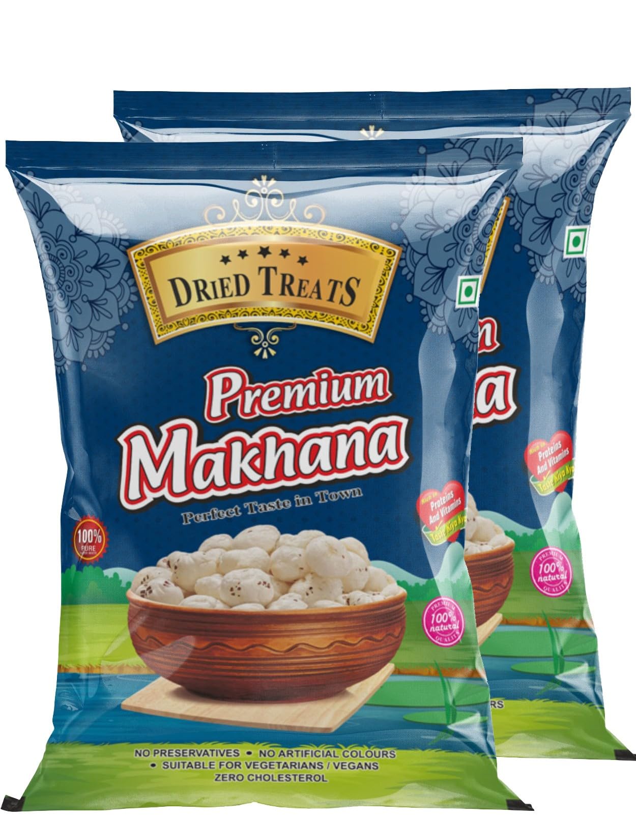Dried Treats Dried Fruits Nuts And Seeds (Makhana Pudina, 500g (2x250g))-image-41
