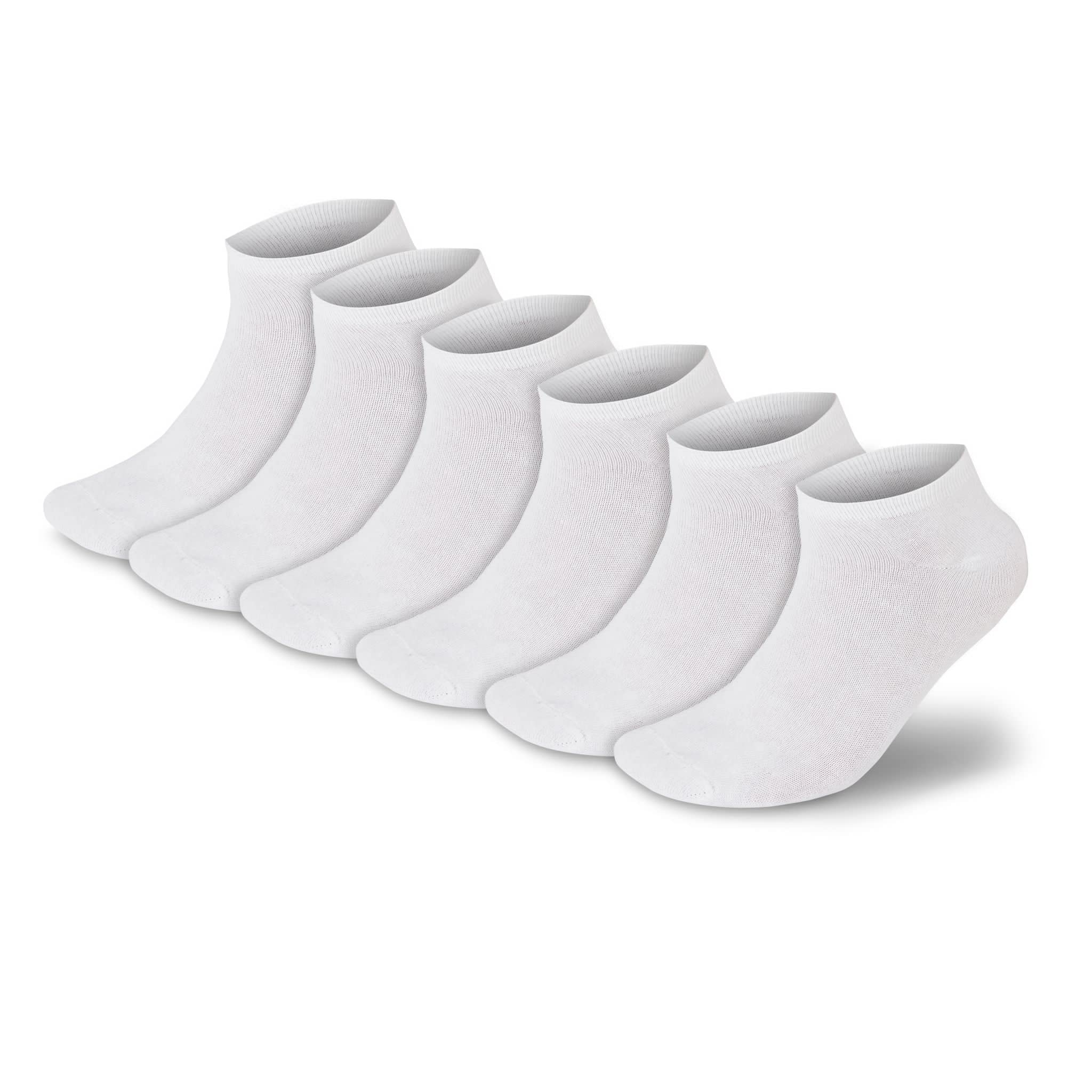 GM Apparel6 Pack Men’s Trainer Socks Ankle Low Cut Short Quarter Gym Running Performance Socks - Size : 6-11