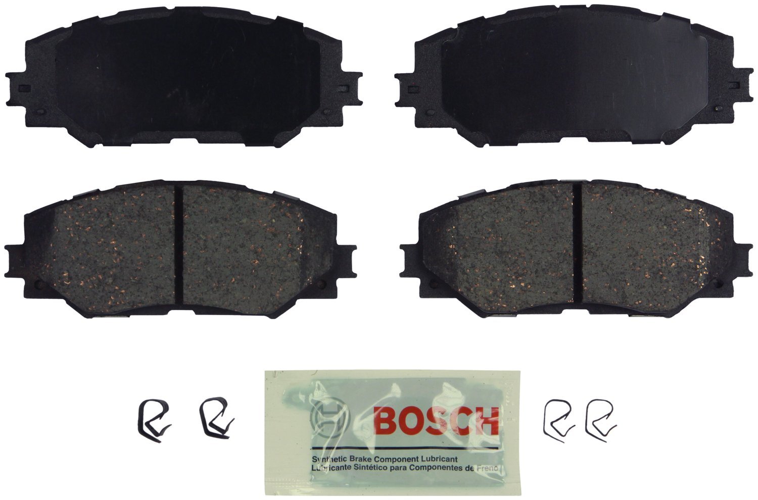 Bosch BE1324H Blue Disc Brake Pad Set with Hardware - FRONT — view 241