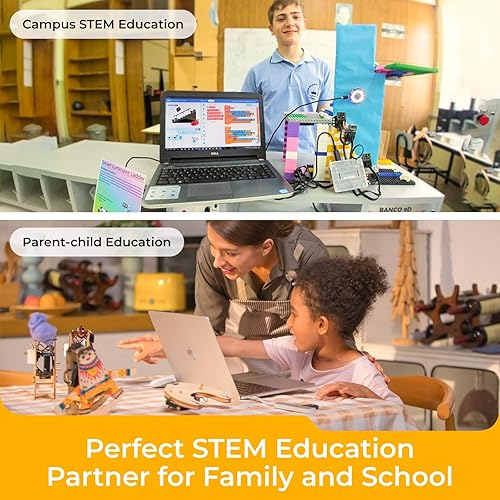 Miniatura 5 de Makeblock Nextmaker - Kit de codificación 6 en 1, kits STEM para niños de 8 a 10 años, codificación para niños con cursos en línea gratuitos,