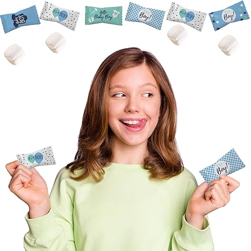 Miniatura 3 de The Dreidel Company Its A Boy - Caramelos de menta para después de la cena, sin grasa, envueltos individualmente (110 piezas)