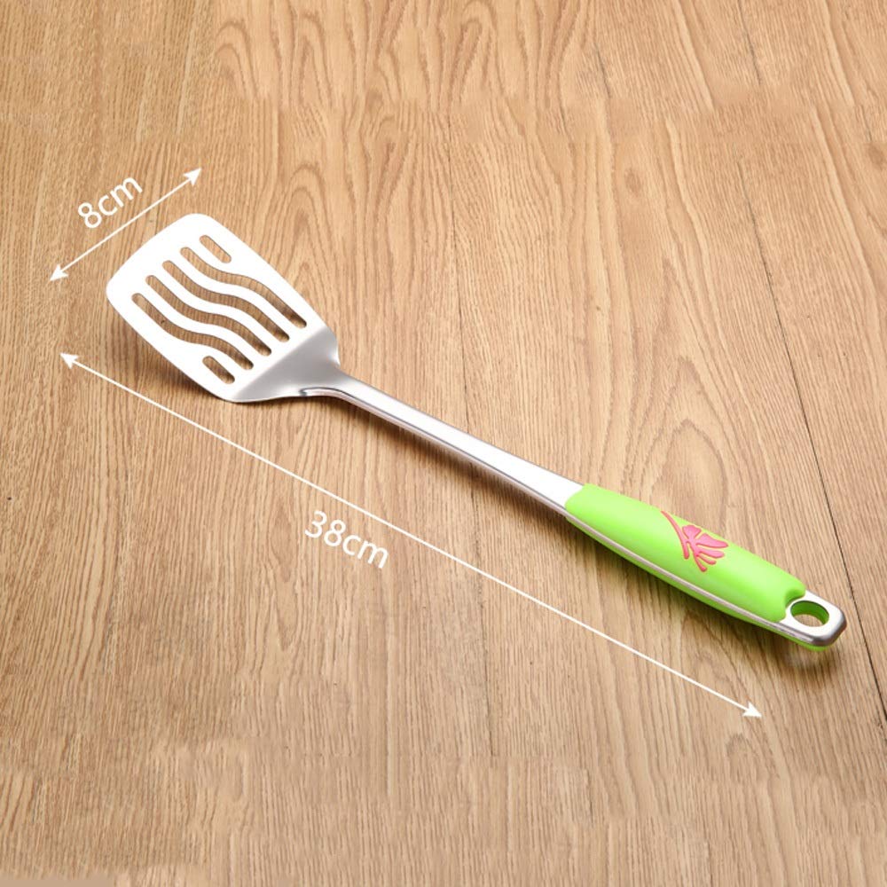 RajoNN 1 Juego de 6 Piezas de Utensilios de Cocina de Acero Inoxidable Pala Cuchara Utensilios de Cocina antiadherentes Suministros de Cocina Utensilios de Cocina para el hogar