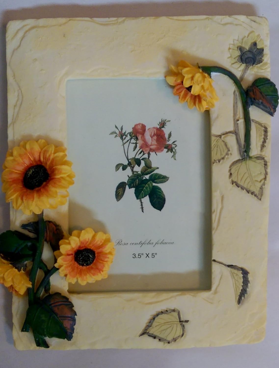 Secret Garden "Sunflower" 3.5"x 5" Picture Frame