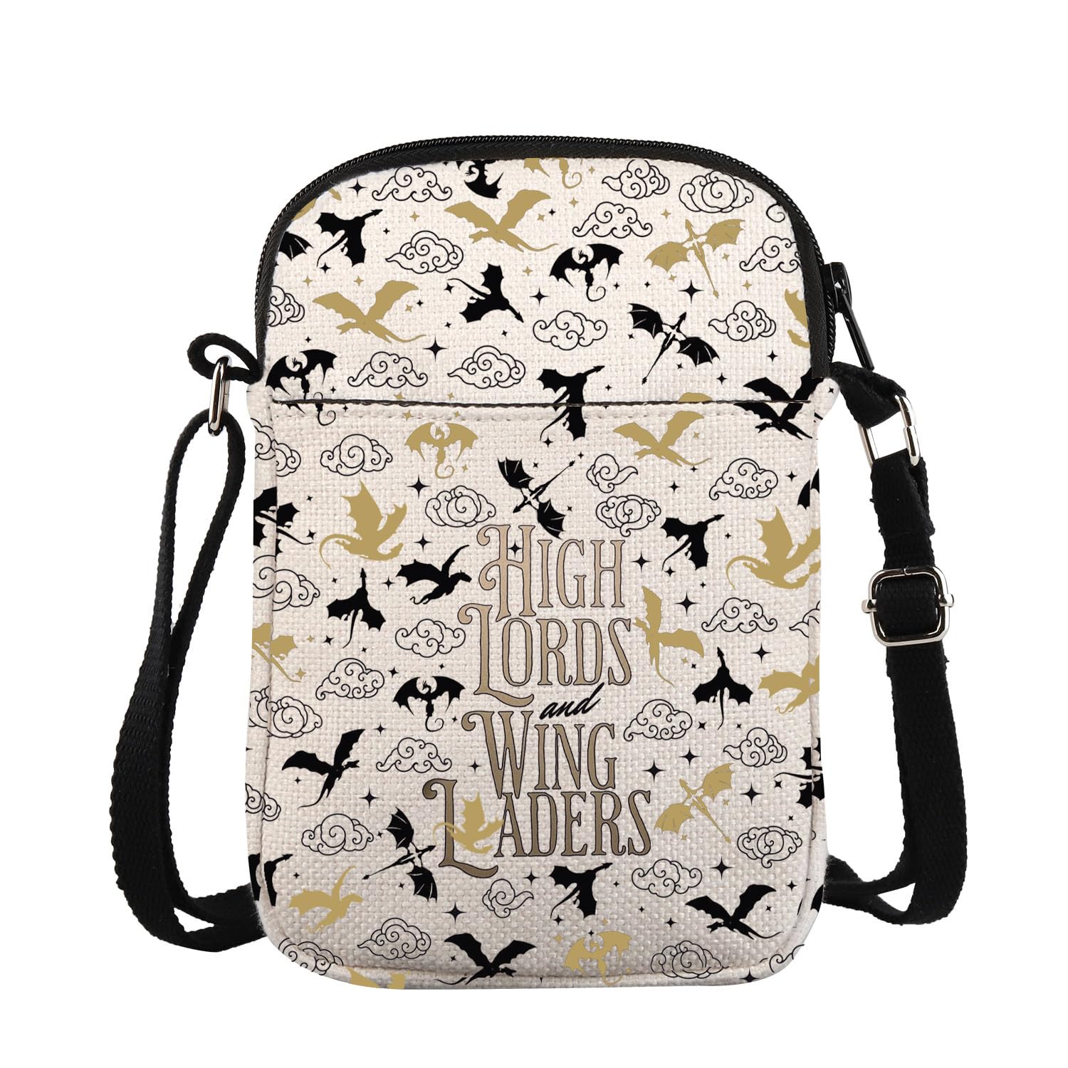 Novel Inspired Crossbody Bag Dragon Rider Messenger Bag Dragon Leader Fans Gift High Lords Gift HighLordCrossS