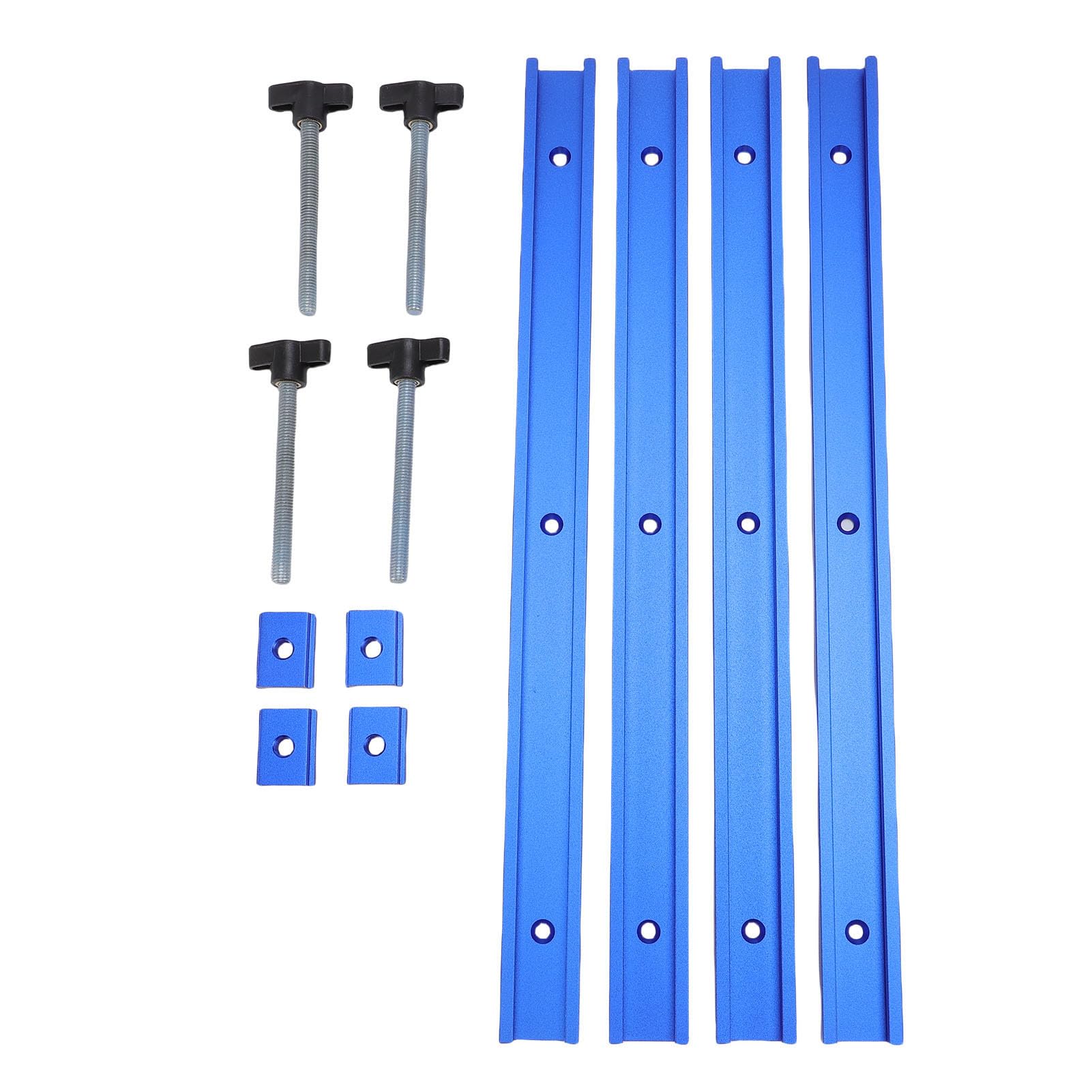 Rails de guidage fente en T en aluminium LiebeWH pour menuiserie 400mm