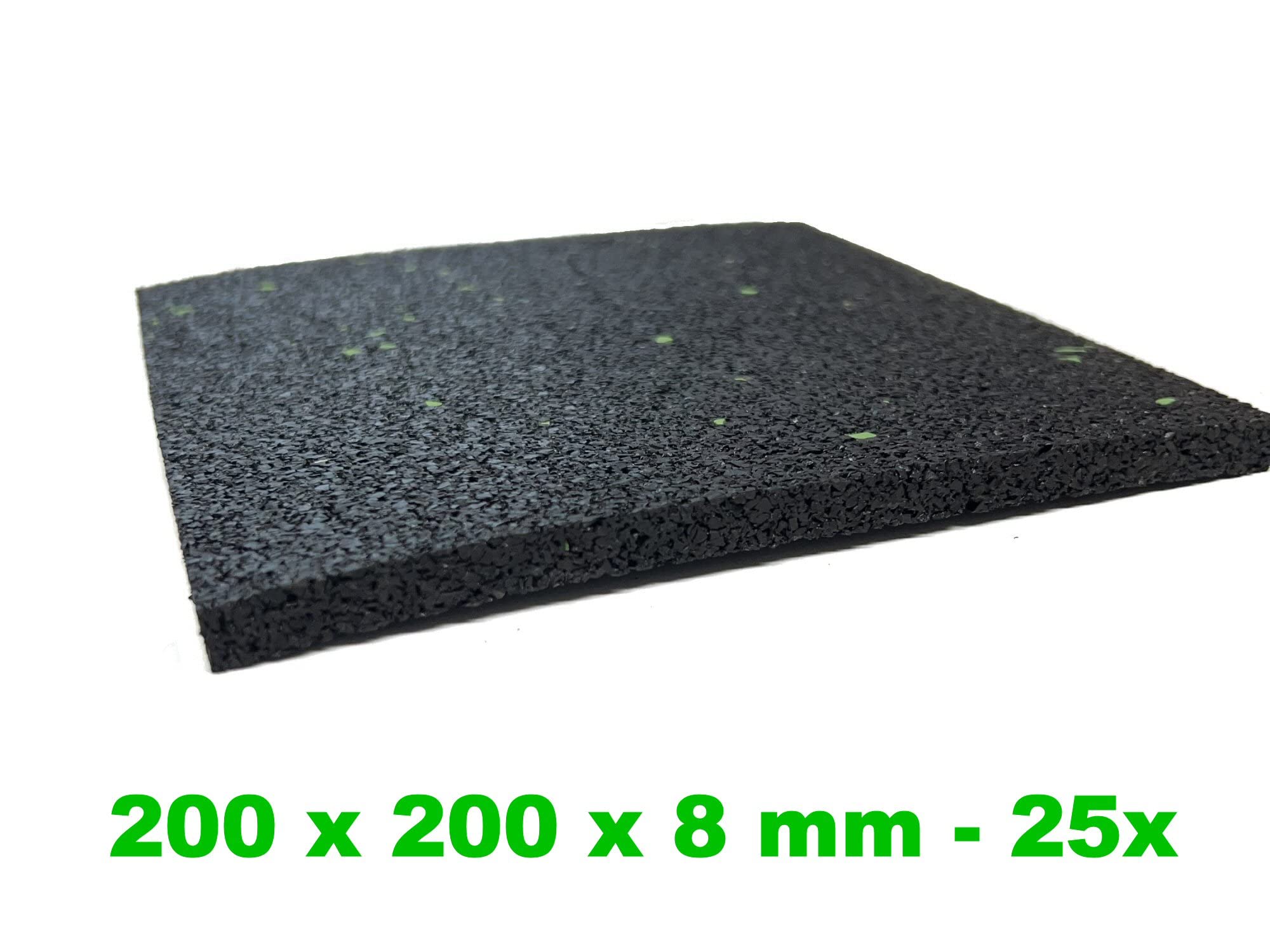 25 Stück Terrassenpads Aus Gummigranulat – 6mm Stark, Frostsicher, Rutschfest & Unkrauthemmend