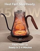 Vista 6 de Hervidores eléctricos, hervidor eléctrico de cuello de cisne INTASTING, control de temperatura ±1℉, interior de acero inoxidable, calentamiento