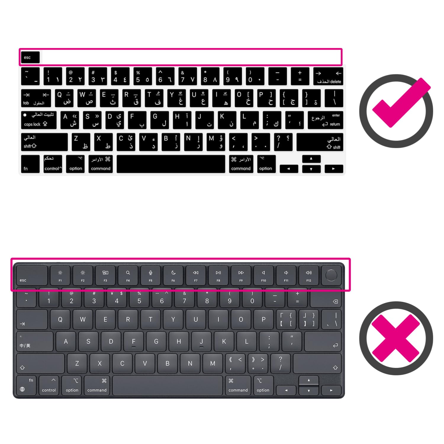 Copritastiera Silicone Logic Pro X Scorciatoie per MacBook Pro 13" M1/M2 A2338 (2020–2023), A2289 (2020), A2251 (2020–2021), Pro 16" A2141 (2019–2021) US/ANSI