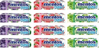 12 Incredible chew candy - variety party pack chewy fruity flavor, each unit 1.6 ounce (4 strawberry, 4 grape, 4 green apple)