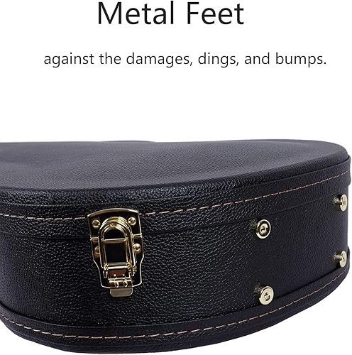 Miniatura 21 de Crossrock Estuche rígido para mandolina estilo F en marrón vintage (CRW620MFBR)