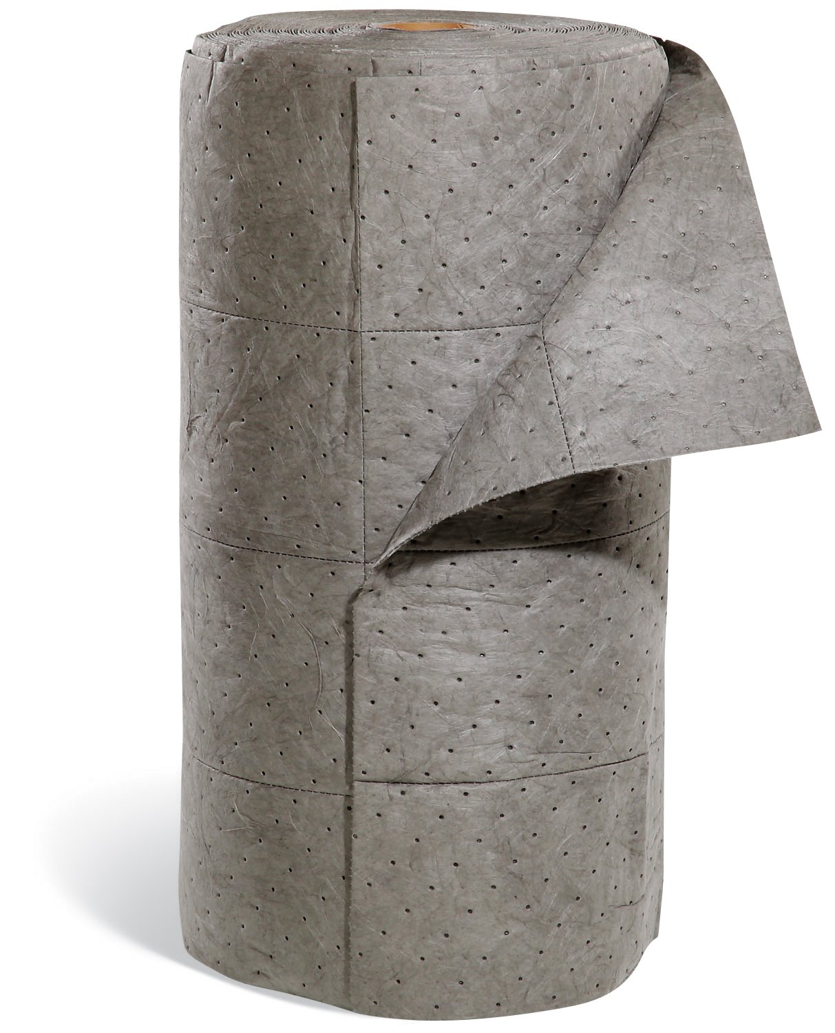 SpillTechGR-H Polypropylene Universal Bonded Mat Roll with HighLoft Technology, 150' Length x 30" Width, Gray