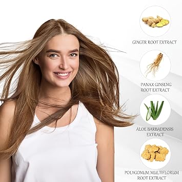 Chestnut Brown Hair Dye Shampoo, Hair Color Shampoo for Cover Grey Hair