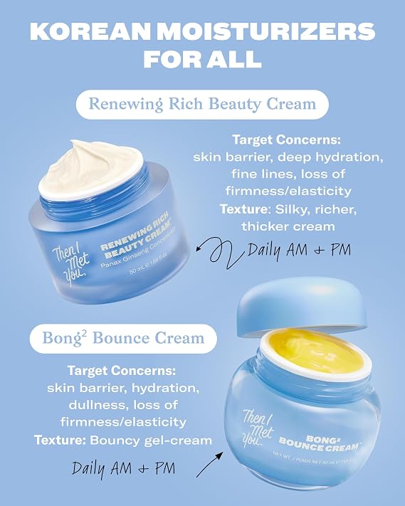 Then I Met You Renewing Rich Beauty Cream, Korean Skin Care Moisturizer