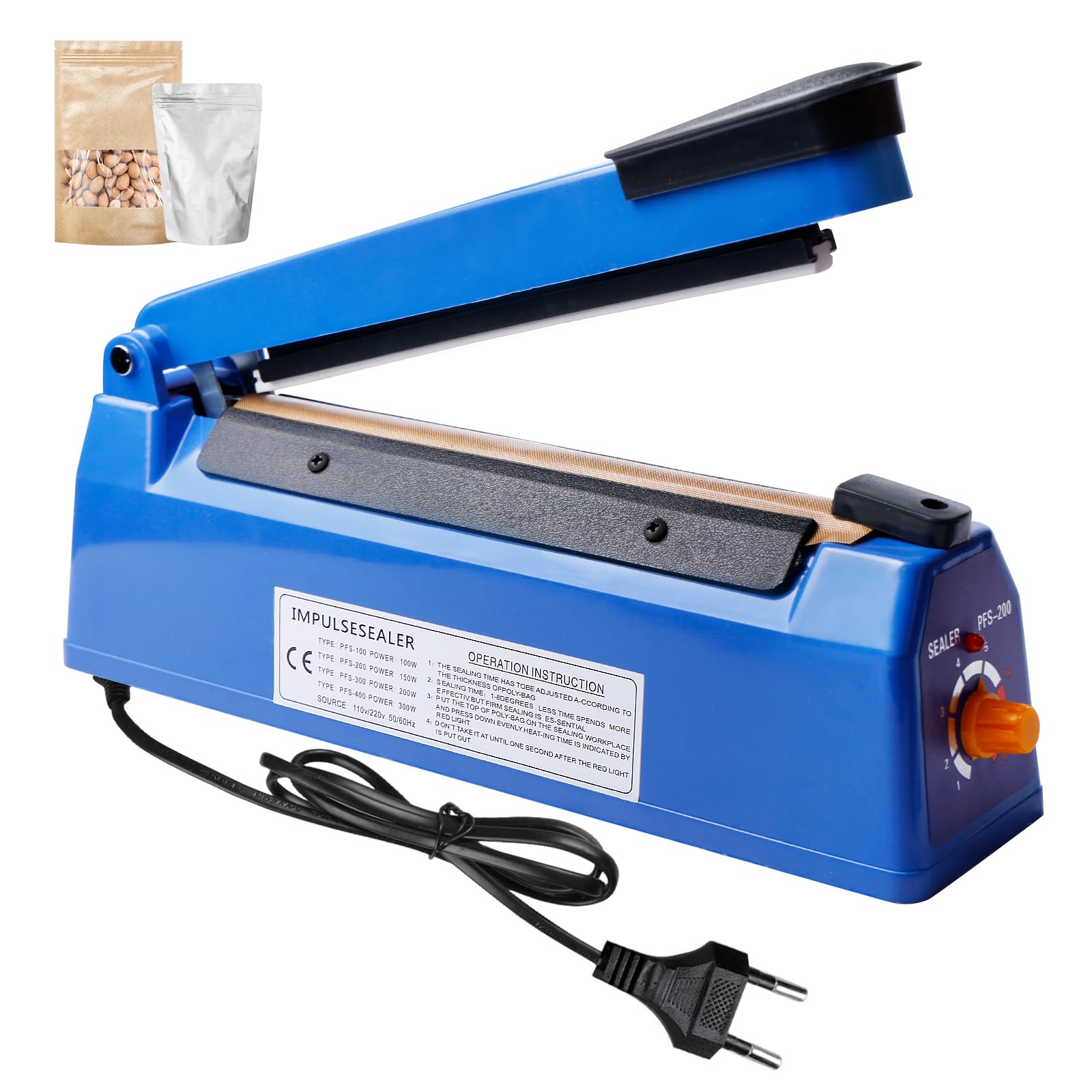 Scellant Thermique Portable De 300 Mm Pour Sacs Chauffants, 30,5 Cm
