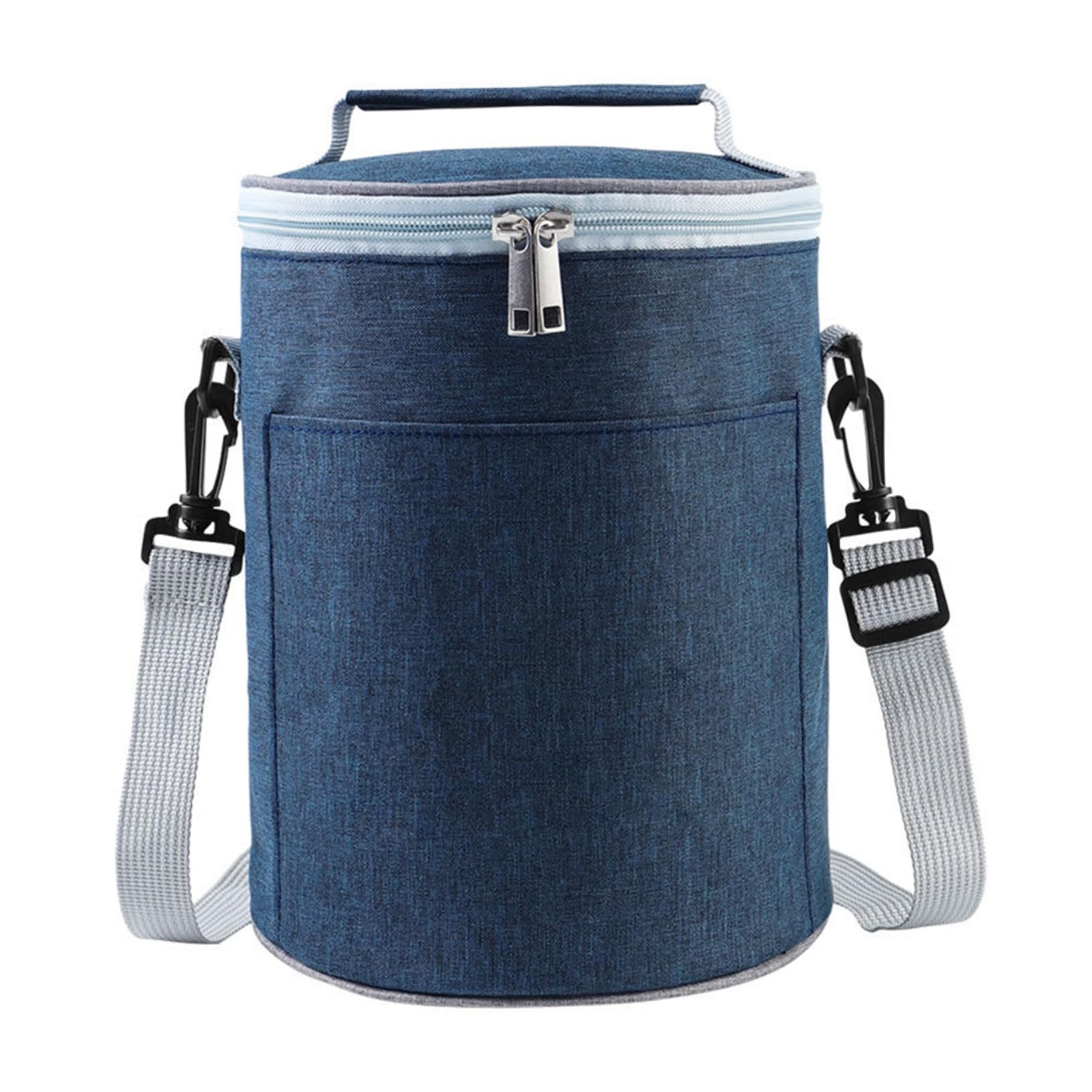 TOYANDONA Isoliertasche für Lebensmittel aus Oxford Stoff Kompakt und Tragbar Thermotasche für Outdoor Lunch und Takeout Praktische Lunch Tasche mit Aluminiumfolie