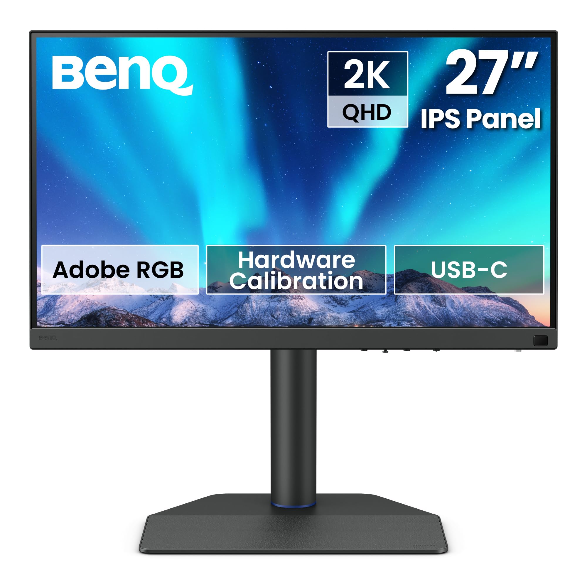 BenQ SW272QN 27” 2K 99% Adobe RGB 90W USB-C Monitor for Photo & Video Editing
