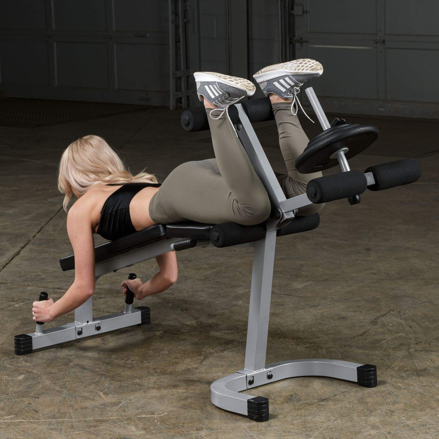 Body-Solid PLCE165 Powerline-Serie 2in1 Beintrainer Beinstrecker Beinbeuger sitzend/liegend