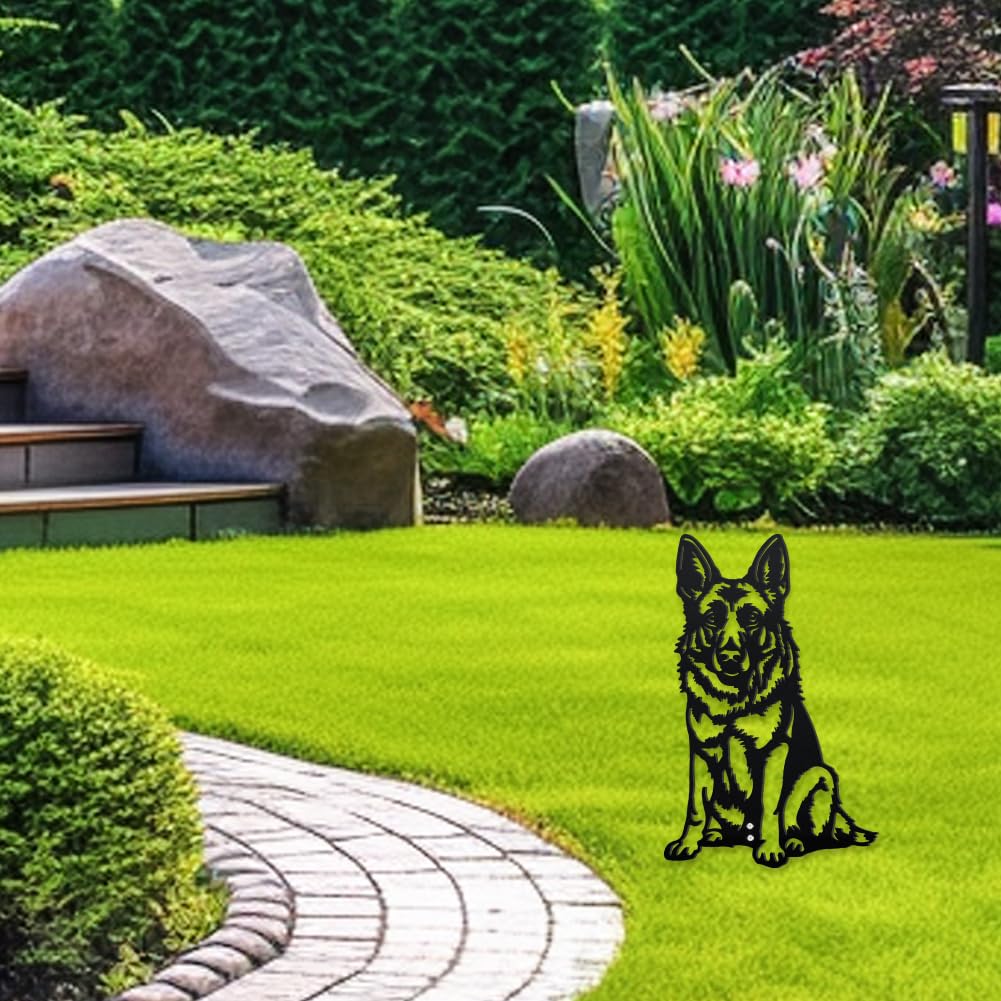 WADORN 2 Piquet De Jardin Décoratif En Métal Roseaux De