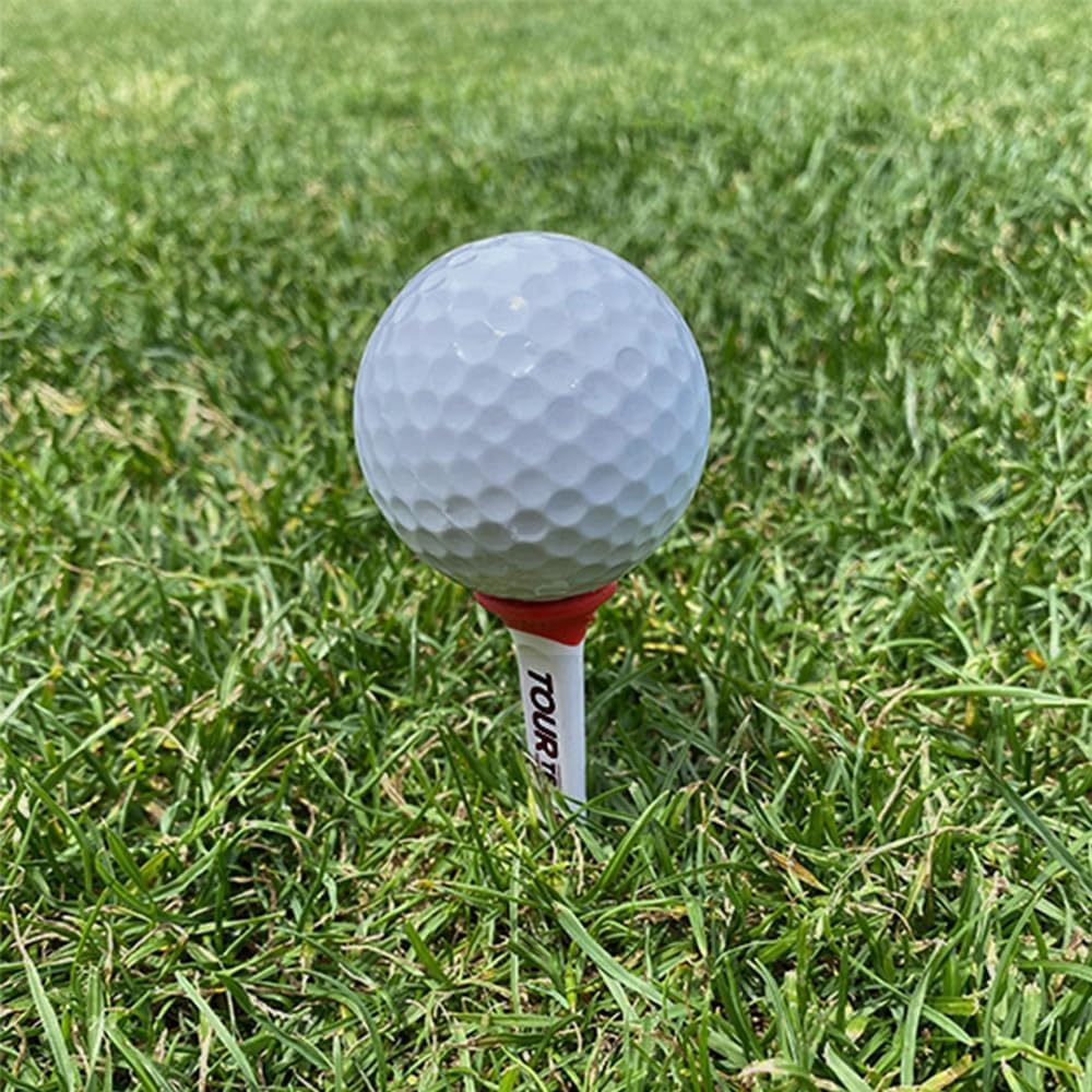 Amazon.co.jp: TOUR TEE LARGE WHITE SPINE ゴルフティー 5本入り