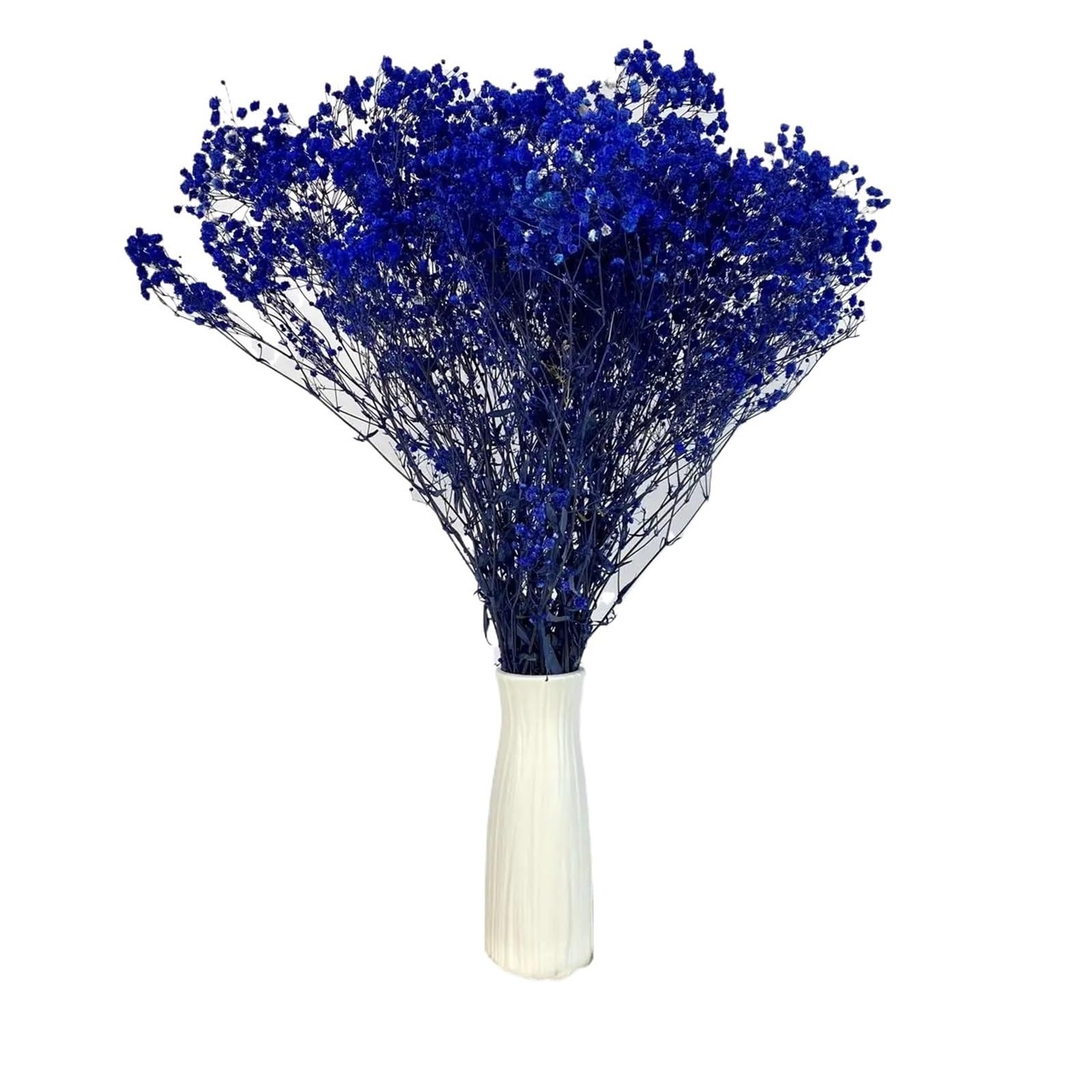 WJIAYAO dried gypsophila flowers Dried Flowers Gypsophila Baby Breath Bouquet Gypsophile Wedding Party Decoration Home Photo Decor(Blue,40g)