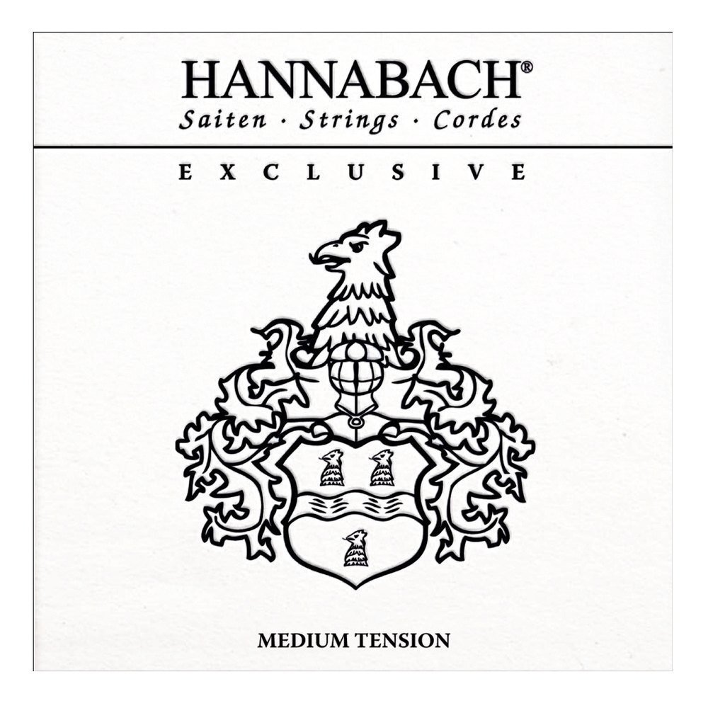 Hannabach Classical Guitar Strings Exclusive Series Medium Tension - Set of 3 Bass - EXCL7MT