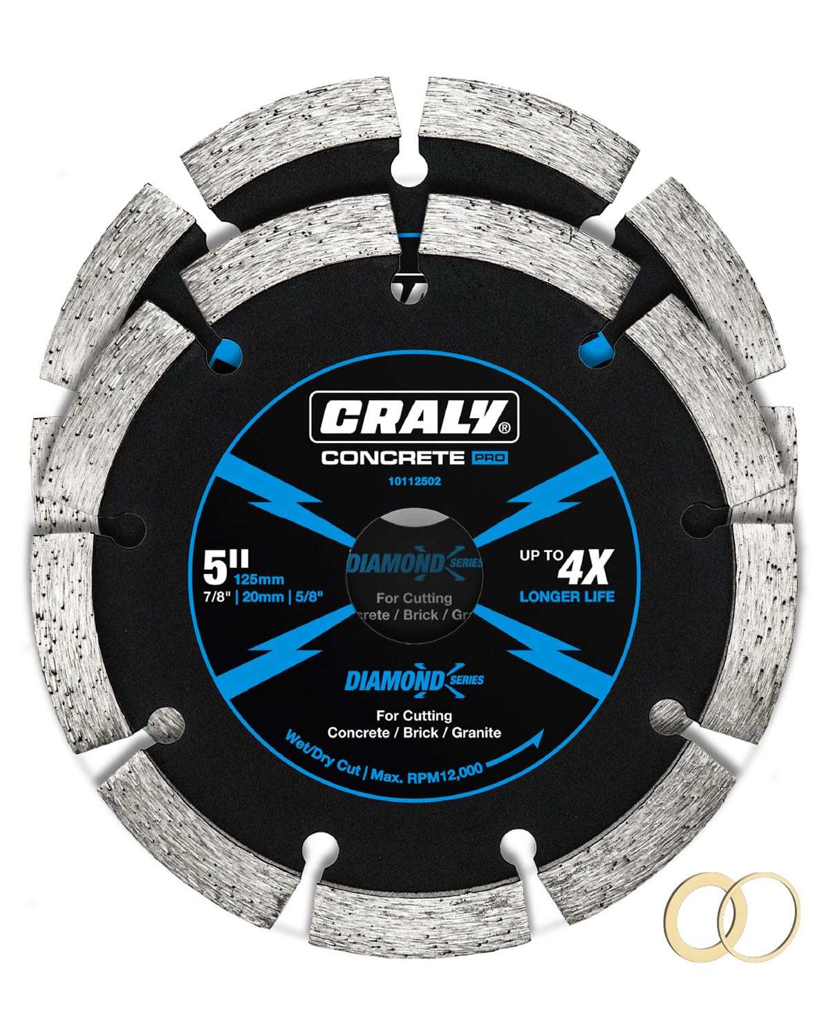 CRALY Diamond Blade - Cuts Concrete & Brick -1
