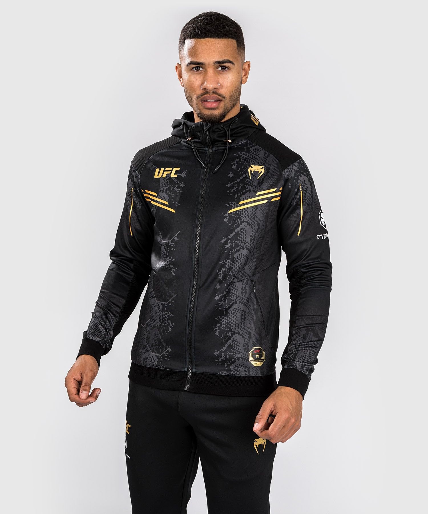 Venum mens Ufc Adrenaline By Venum Authentic Fight Night Men's Walkout Hoodie