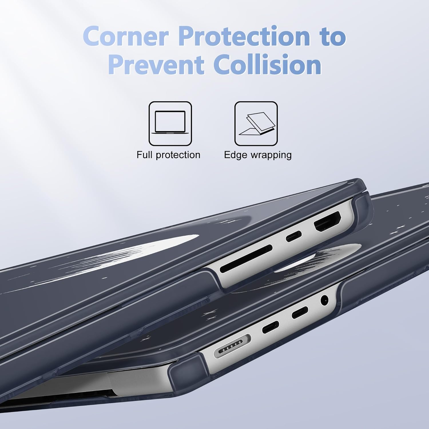 May Chen Case for MacBook Pro 14 inch, Models A2442 A2779 A2918 A2992 A3401 A3185 A3112 A3434, M1 M2 M3 M4 M5 Chip (2021-2025 Release), Plastic Hard Shell Case with Keyboard Cover, Astronaut Flight - Image 3