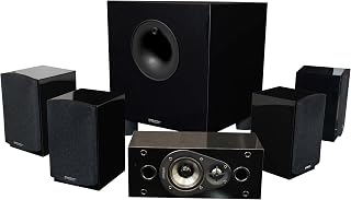 Energy Take Classic 5.1 Home Theater System - 200W Subwoofer, Gloss Black Satellites, CSM Tech for Immersive Surround Sound