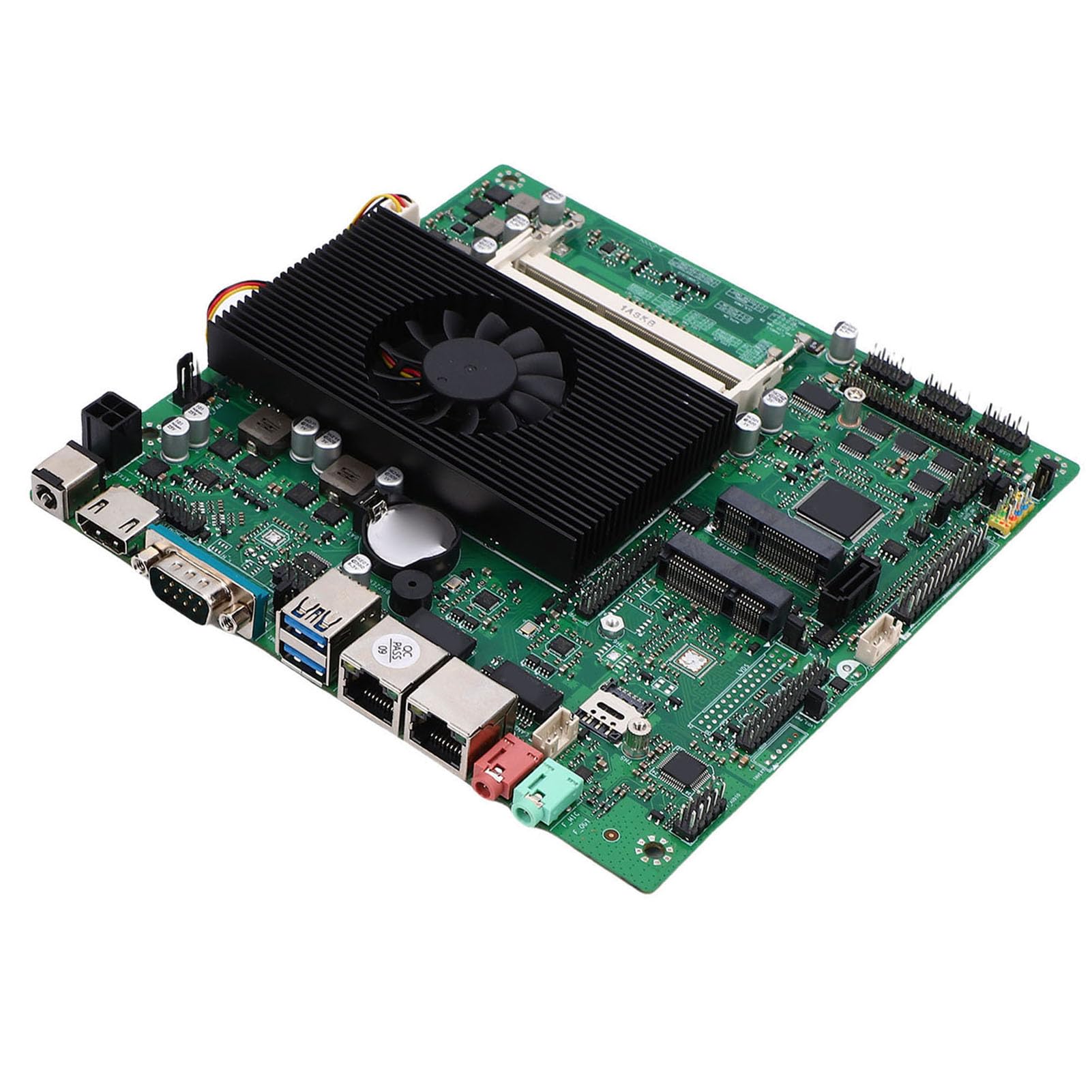 Generic Placa Base NAS con Procesador Industrial de bajo Consumo con Tarjeta de Red Gigabit para Conexiones de Red Seguras Dispositivos de Firewall de Seguridad de Profesional Metal