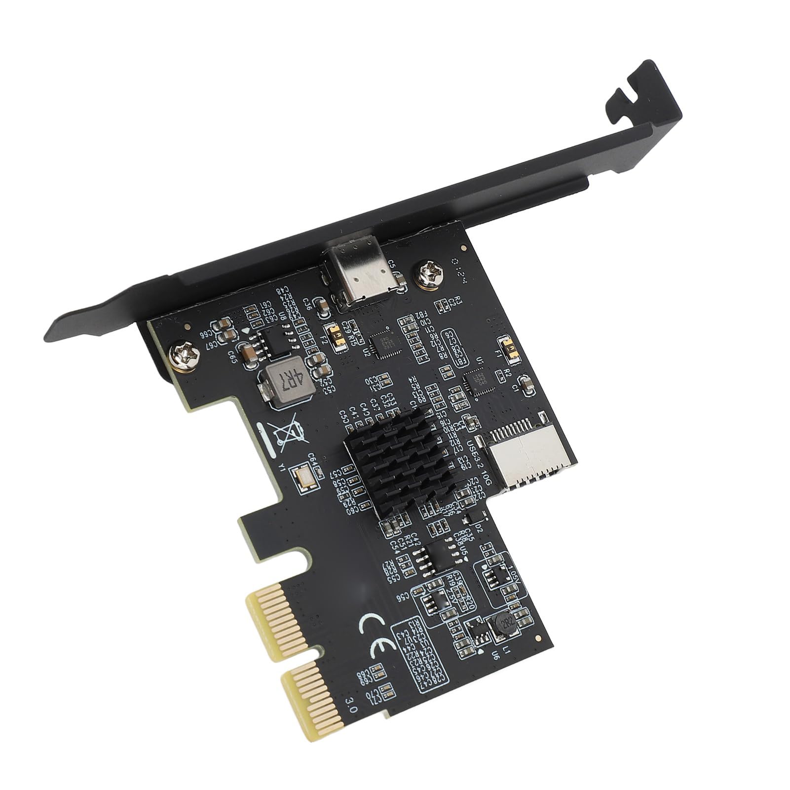 Cryfokt Carte D'extension USB 3.2, Haute Vitesse 10Gbps