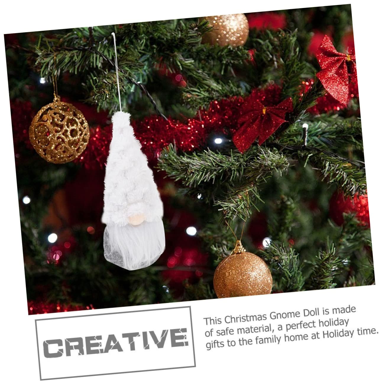 STK Weihnachtspuppe Plüschzwerg-Ornamente kleine Wichtelfiguren Weihnachtsdekorationen Weihnachts Figuren weihnachtsschmuck GNOME-Ornamente entzückende Rudolph-