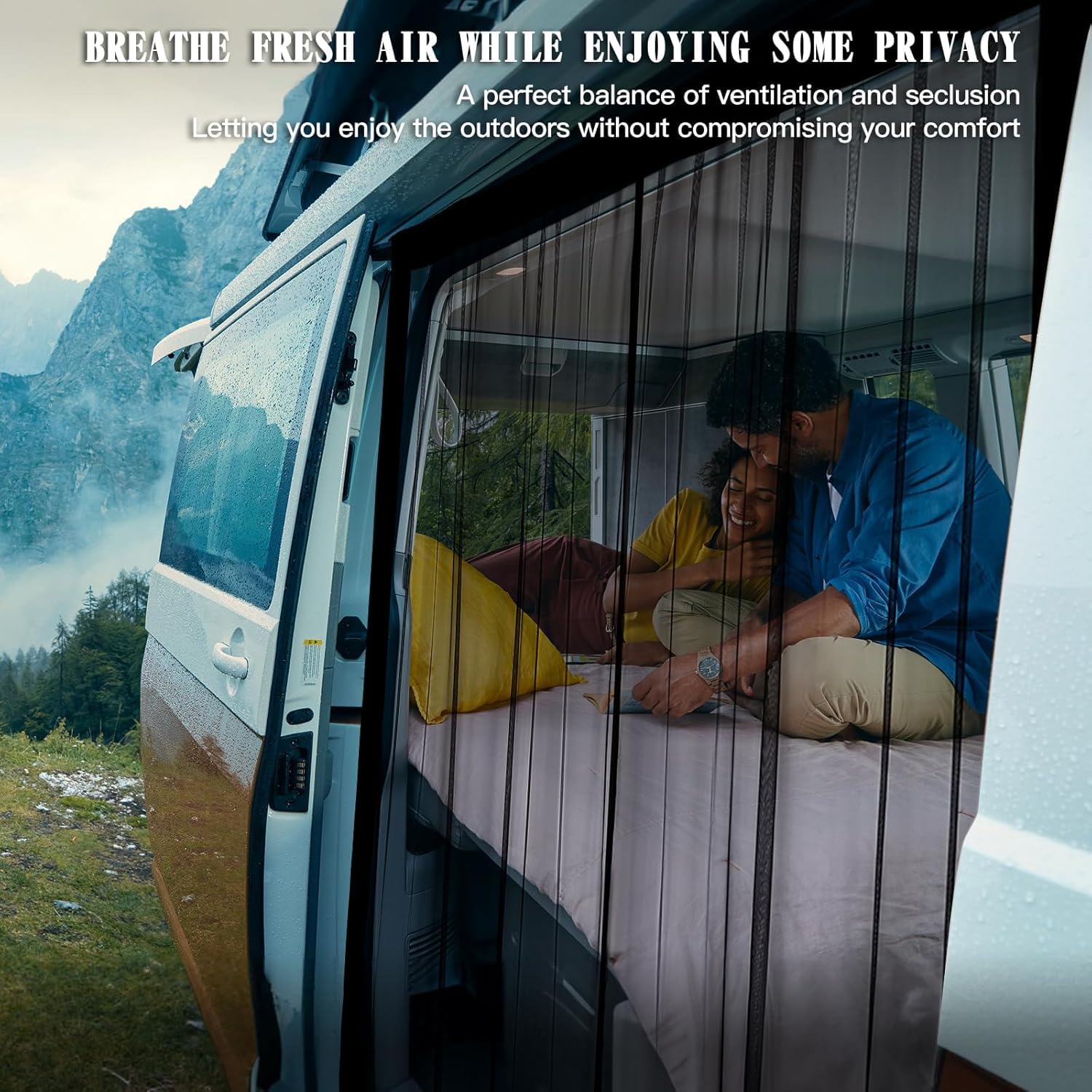 Amazon.com: ZATOOTO Van Bug Screen Magnetic Sliding Door Van