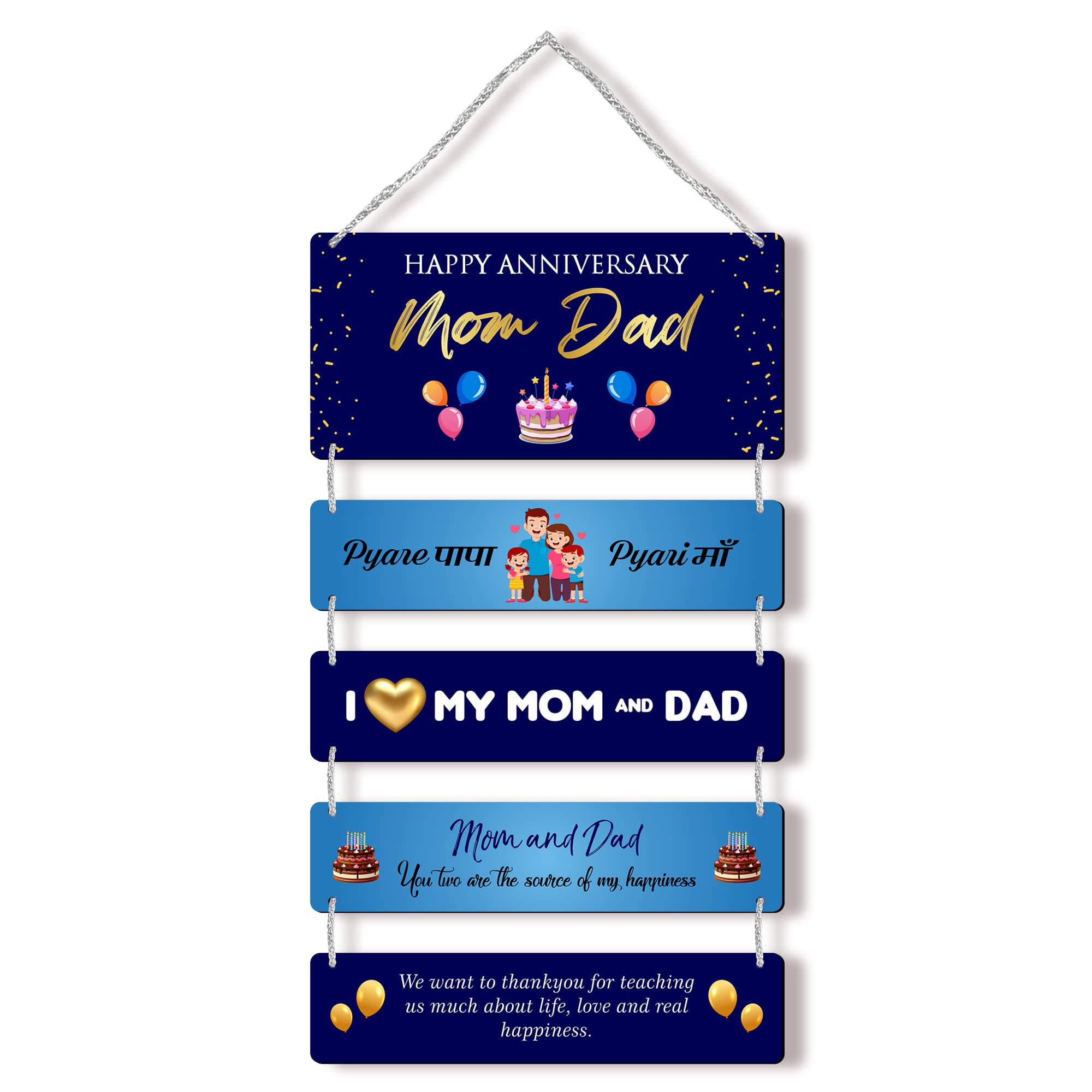 Anniversary Wall Hanging - Beautiful Quote Gift -12