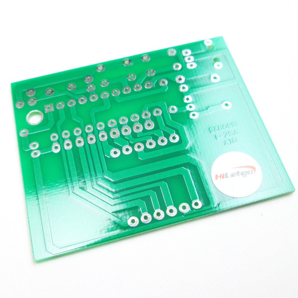 HiLetgo 0.56 Inch 4 Bit Red Digital Tube Electronic Clock DIY Kit Clock Electronic Production Suite Time Chip AT89C2051