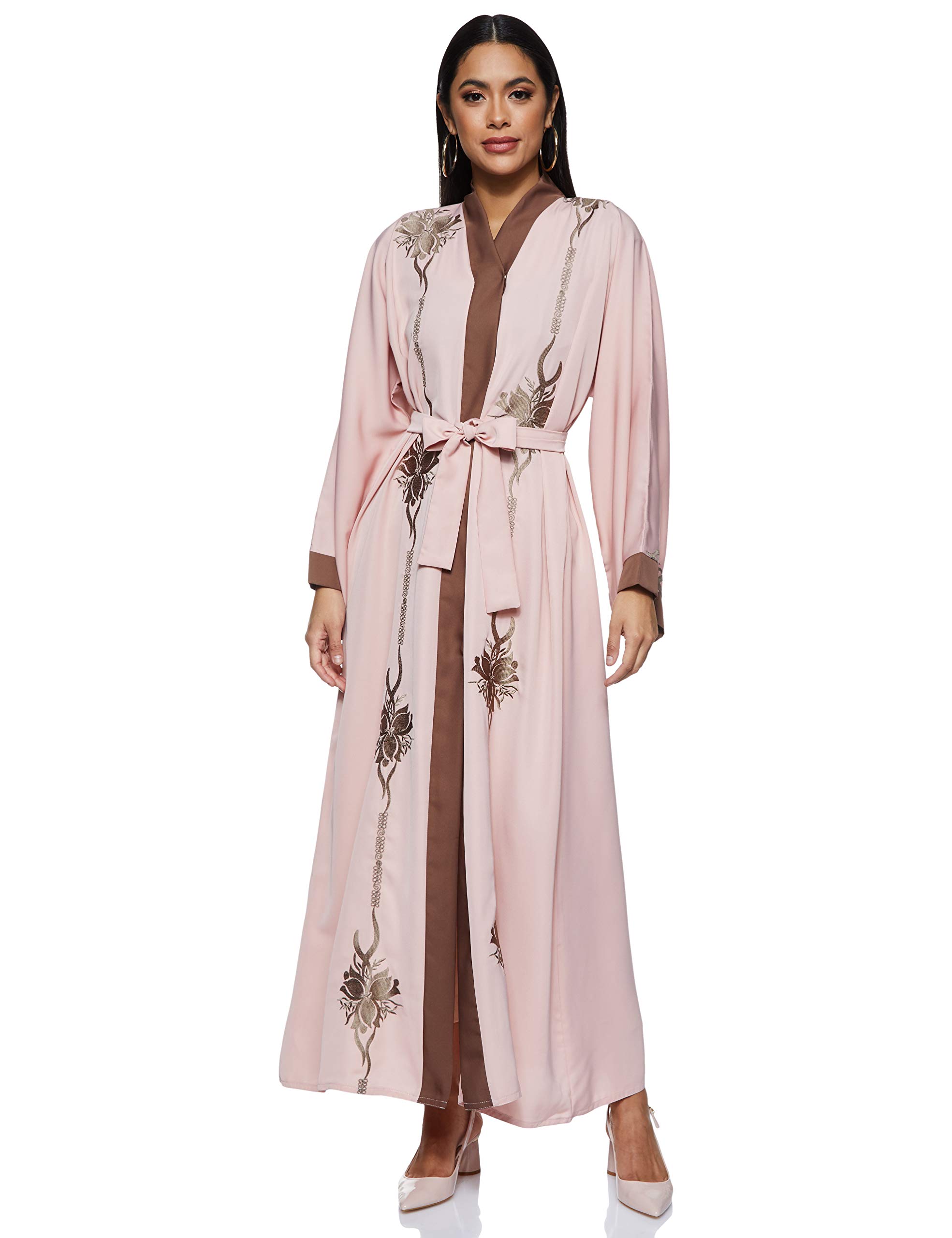 NukhbaaWomen's Abaya, Pink