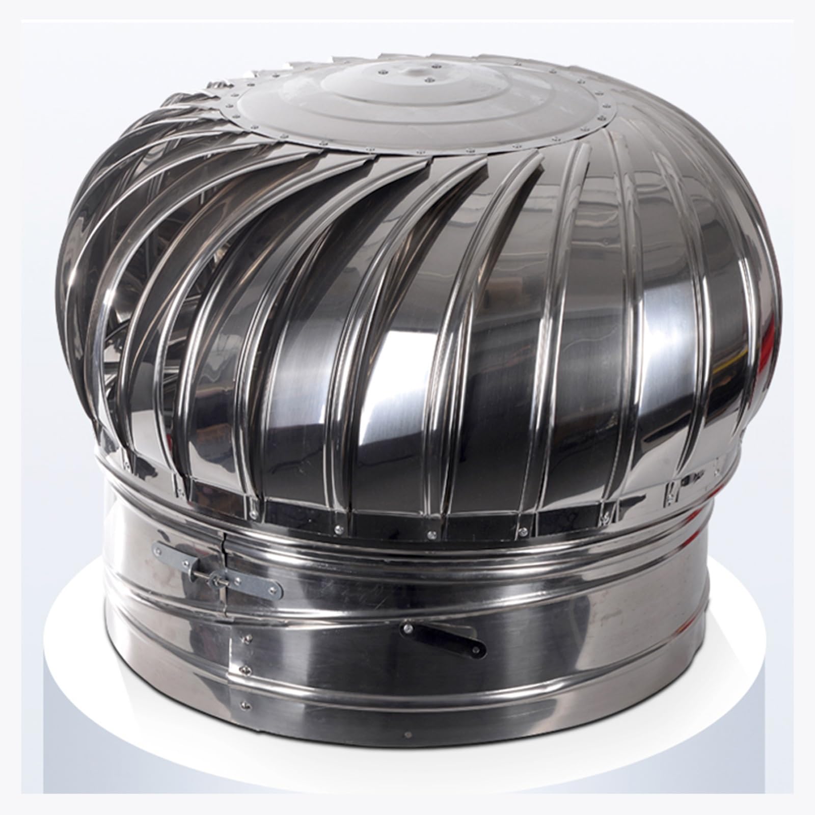 Schwenkbare Kaminhaube, energiesparende Belüftung aus 304 Edelstahl, wasserdichtes und winddichtes Design, verbessert die Luftqualität in Innenräumen, einfache Installation