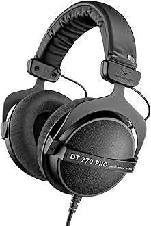 beyerdynamic DT 770 Pro 80 ohm Limited Edition Professional Studio Headphones, Black
