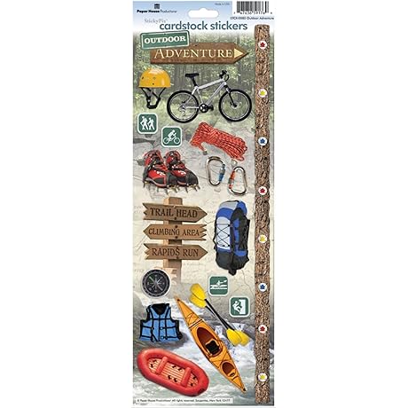 Outdoor Adventure Boy Scout Stickers Set