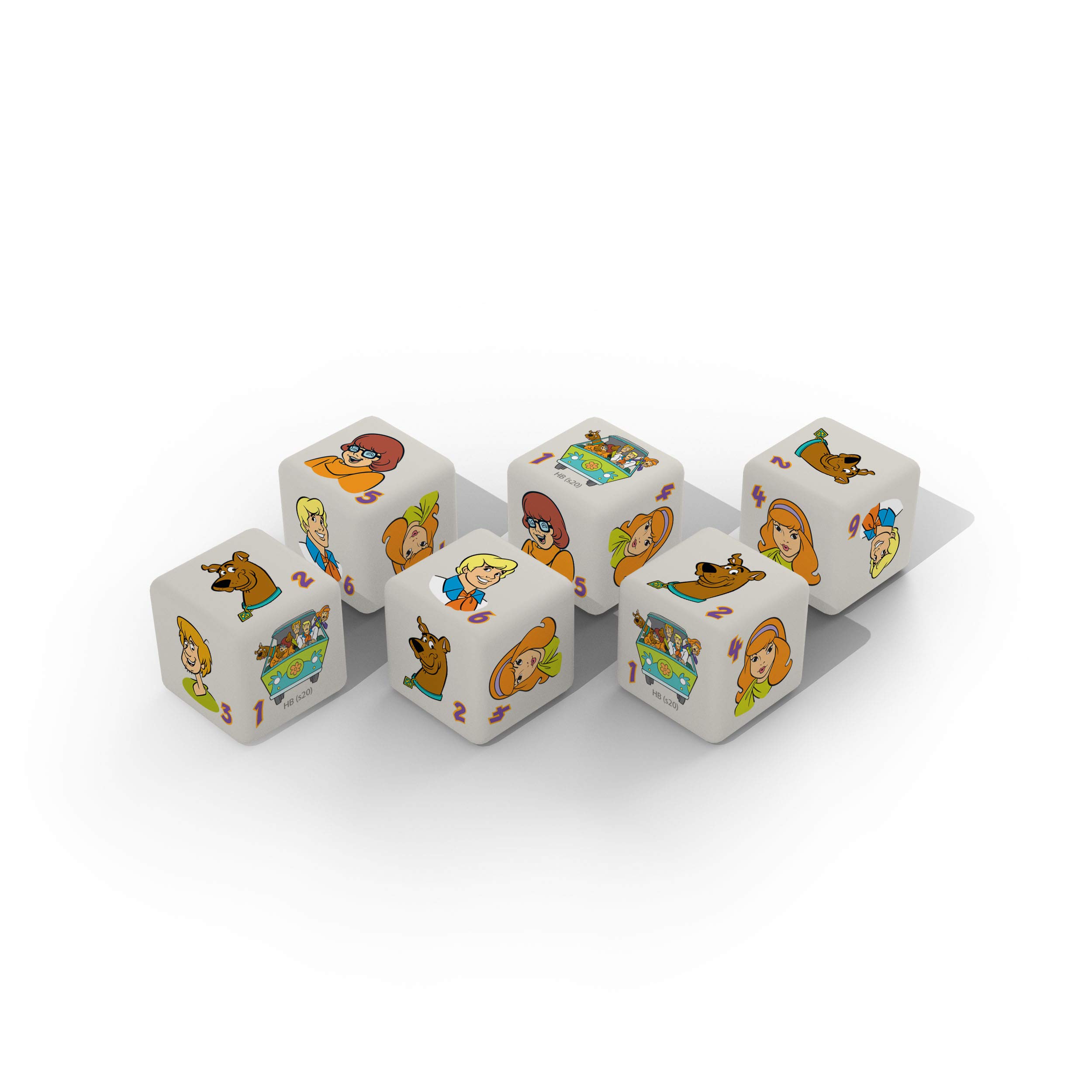 Buy USAOPOLY Scooby-Doo! Dice Set, Collectible d6 Dice Featuring Scooby