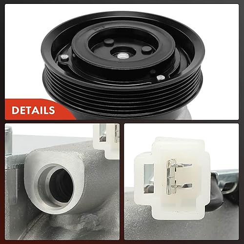 Miniatura 8 de A-Premium Compresor de aire acondicionado y aire acondicionado con embrague - Compatible con Toyota Camry 3.0L 1992-1993, Lexus ES300 3.0L 1992-1993